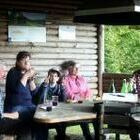 ...und der zwiebelkuchen schmeckt....