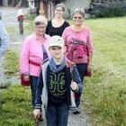 Auf dem Prestenberg N�he S�Donis = Familie Albert Maier